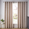 Catherine Lansfield Damask Jacquard Ready Made Eyelet Curtains Champagne
