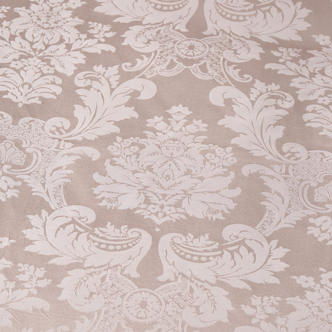 Catherine Lansfield Damask Jacquard Duvet Cover Bedding Set Champagne