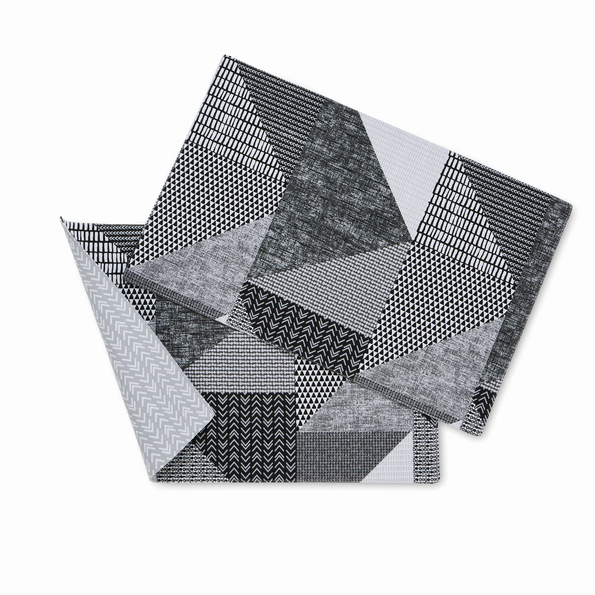 Catherine Lansfield Larsson Geo Two x Placemats Grey