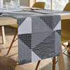 Catherine Lansfield Larsson Geo 33cm x 220cm Runner Grey