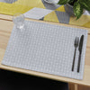 Catherine Lansfield Larsson Geo Two x Placemats Ochre