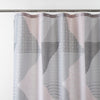 Catherine Lansfield Larsson Geo Shower Curtain Blush