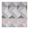 Catherine Lansfield Larsson Geo Shower Curtain Blush