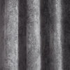 Catherine Lansfield Crushed Velvet Ready Made Eyelet Curtains Silver