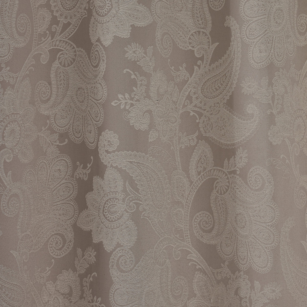 Catherine Lansfield Opulent Jacquard Ready Made Eyelet Curtains 66 x 90 Champagne