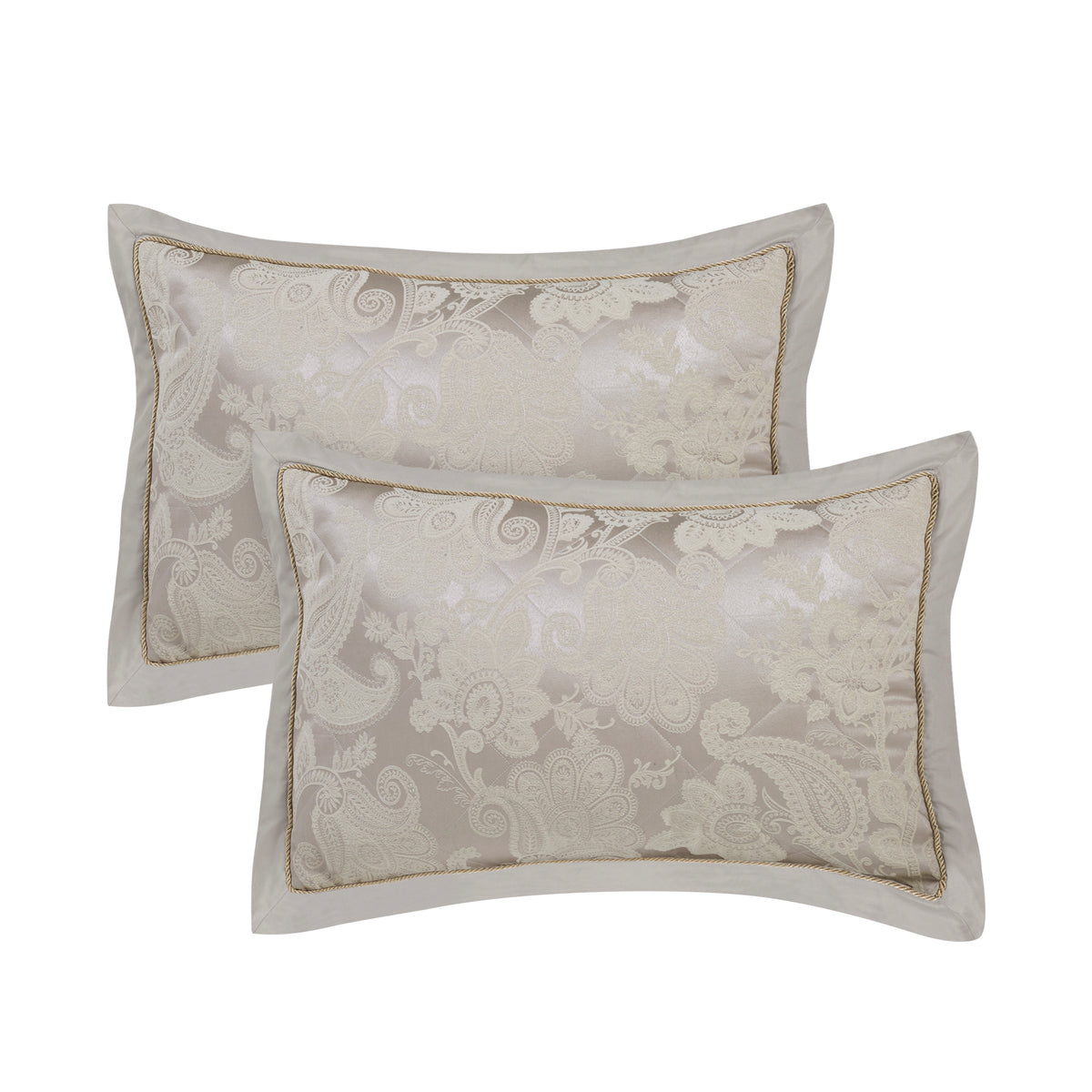 Catherine Lansfield Opulent Jacquard Pillow Protector Champagne