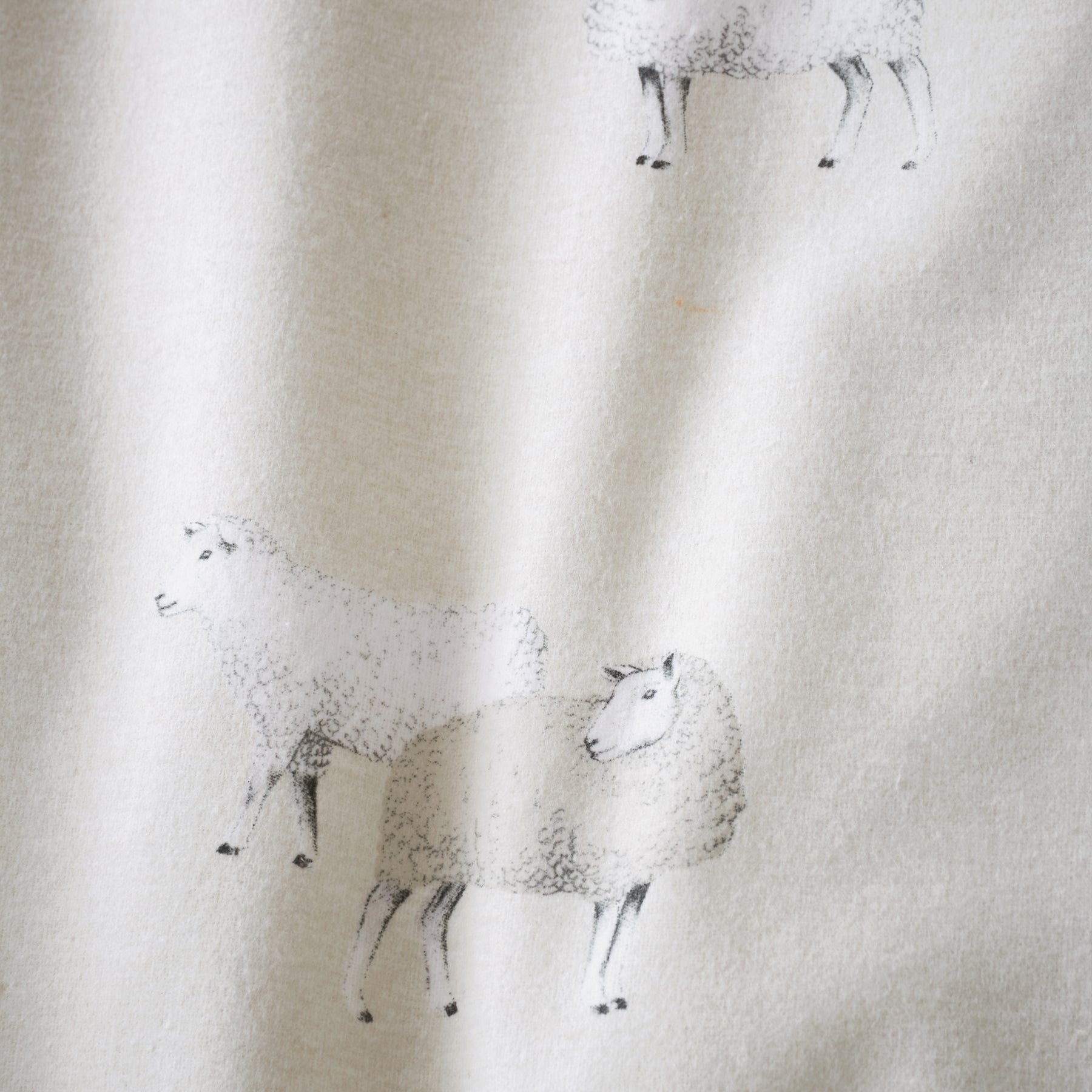Catherine Lansfield Brushed Sheep Duvet Cover Bedding Set Natural