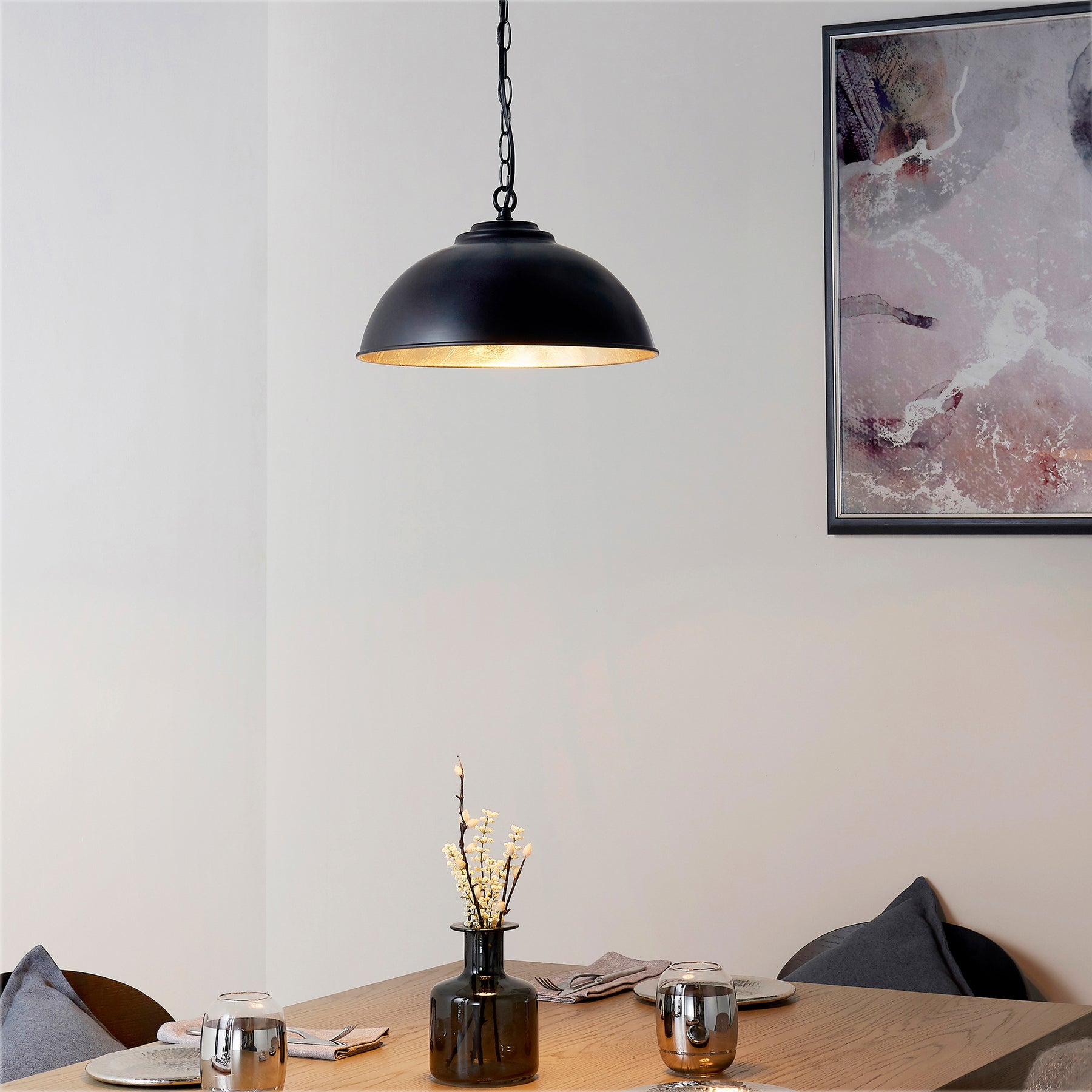 Colman Pendant Light Matt Black