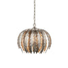 Delphine Pendant Light Silver Leaf