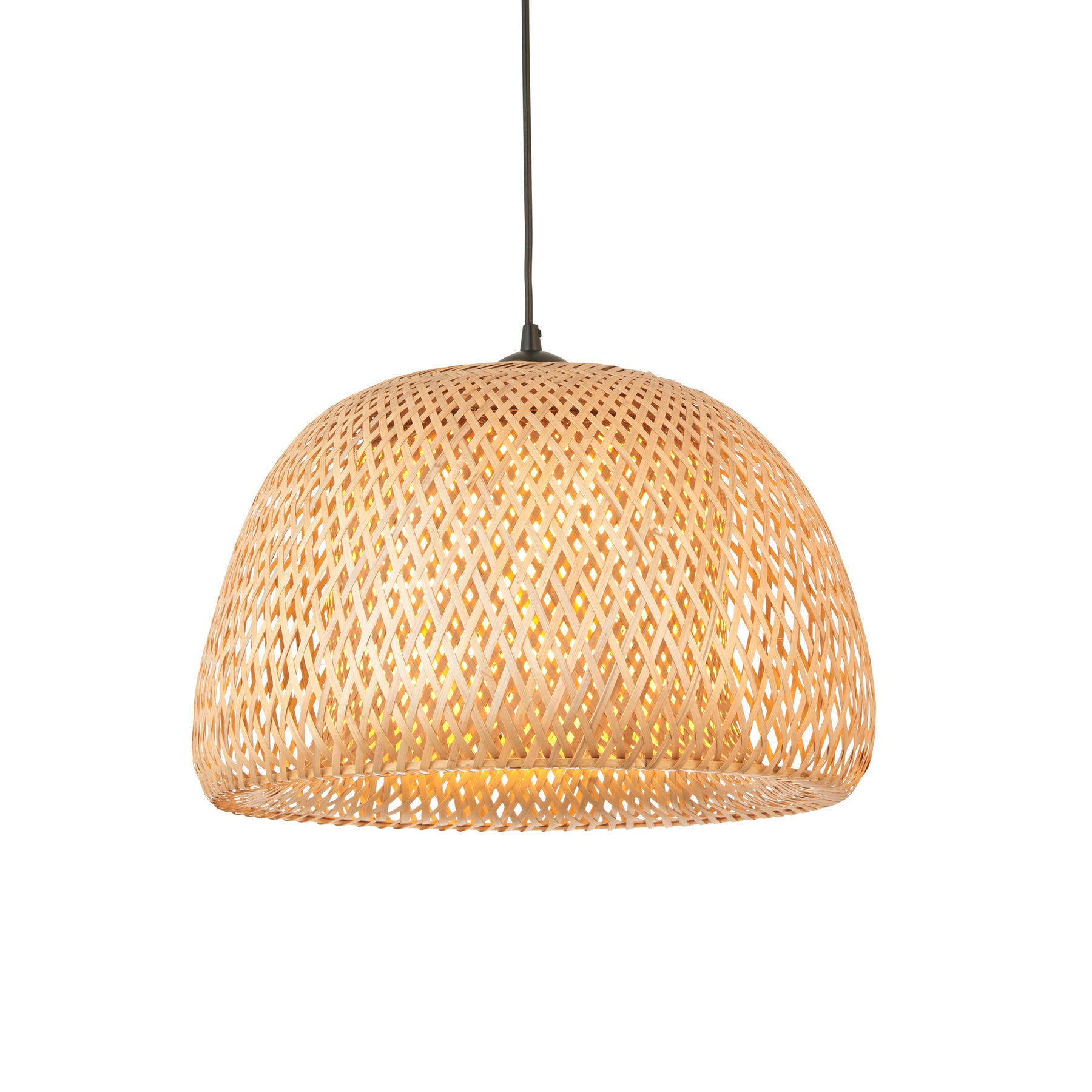 Bali Dome Pendant Light Natural