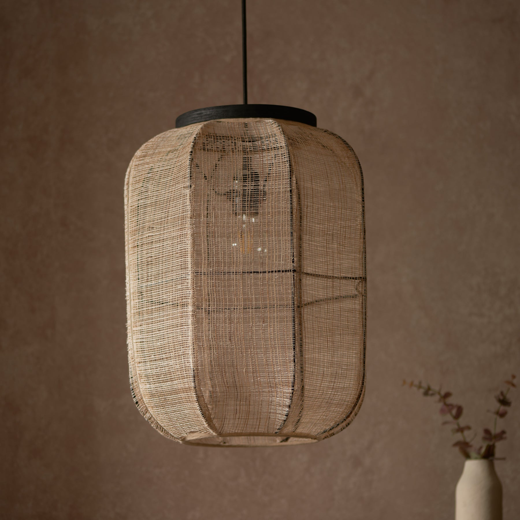 Zaire 1 Small Pendant Light Natural