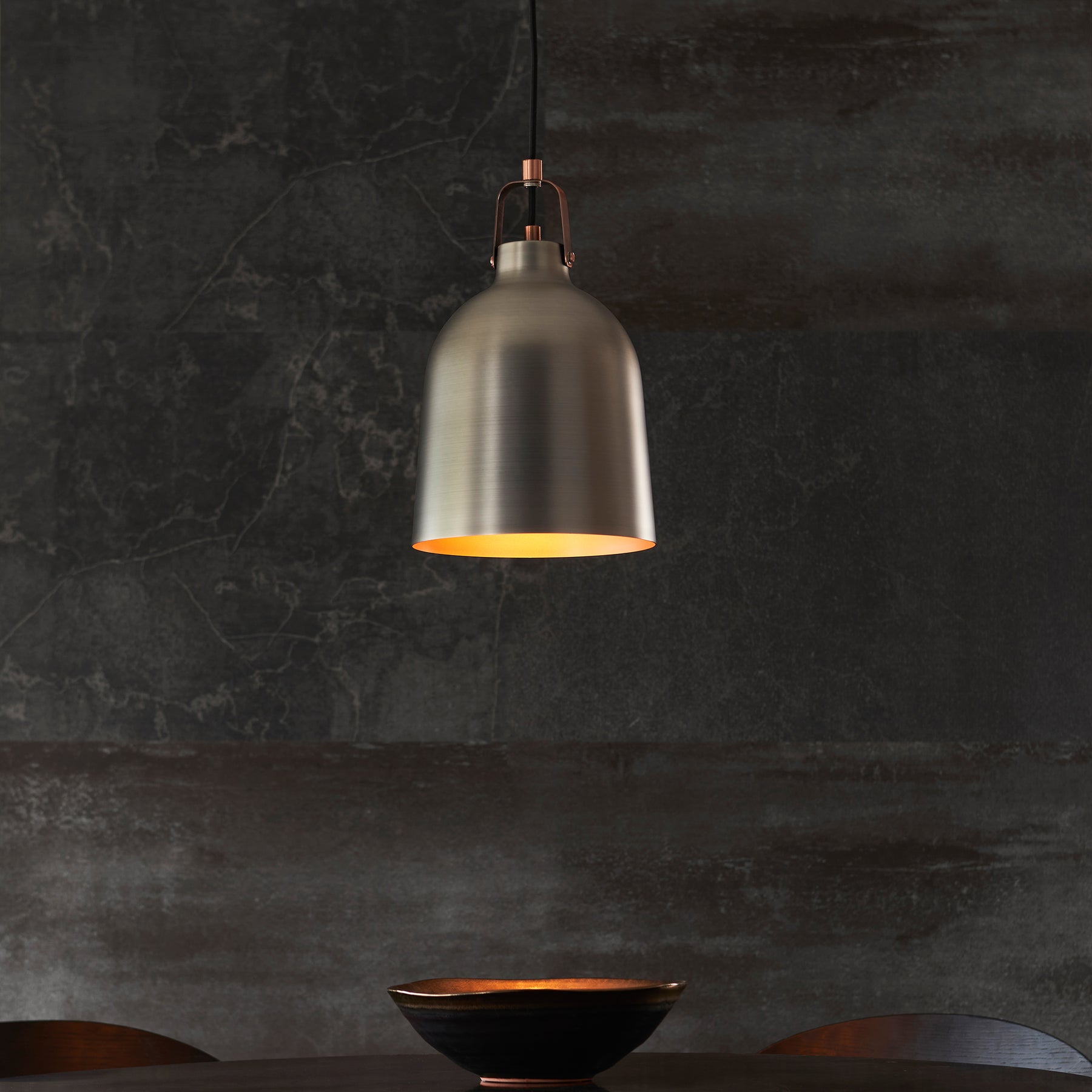 Lazenby Pendant Light Aged Pewter Pendant Light Copper