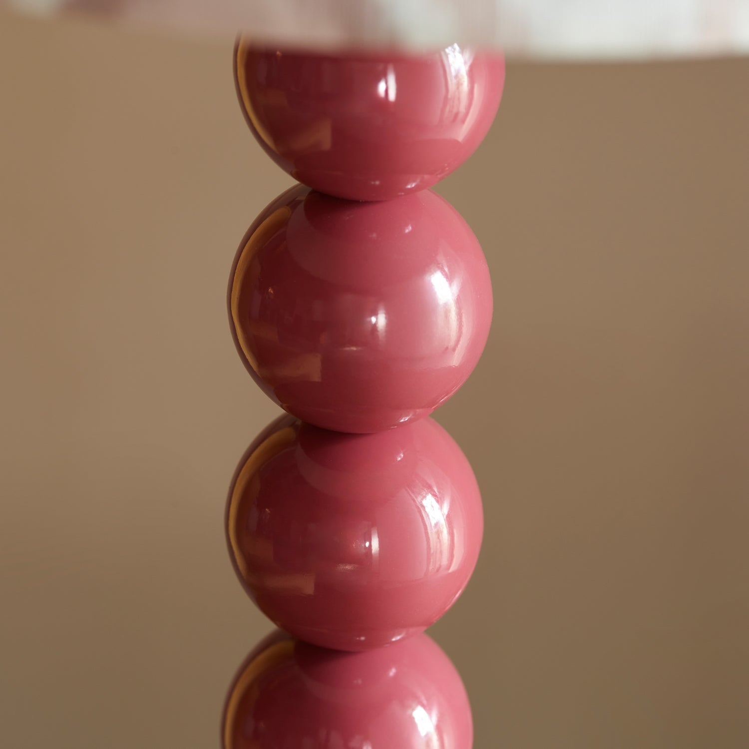 Higgledy 36cm Base Only Table Lamp Gloss Pink Clay