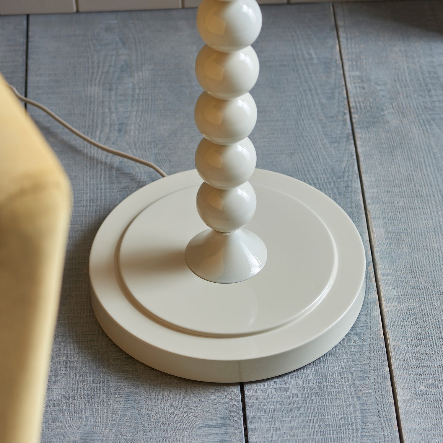 Higgledy 132cm Base Only Floor Lamp Gloss Almond White