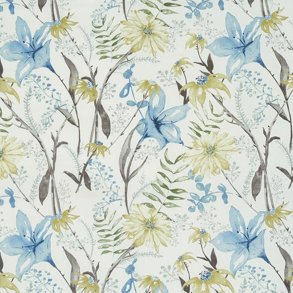 Prestigious Textiles Roof Garden Fabric Slate Blue