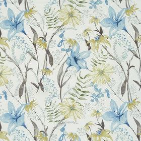 Prestigious Textiles Roof Garden Fabric Slate Blue