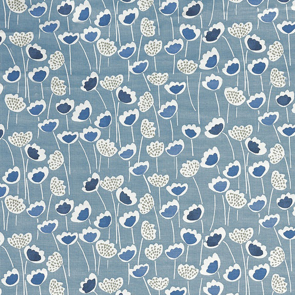 Prestigious Textiles Clara Fabric Indigo
