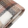 Check 130cm x 160cm Faux Mohair Sherpa Reverse Throw Natural