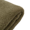 Teddy 130cm x 180cm Fleece Throw Olive