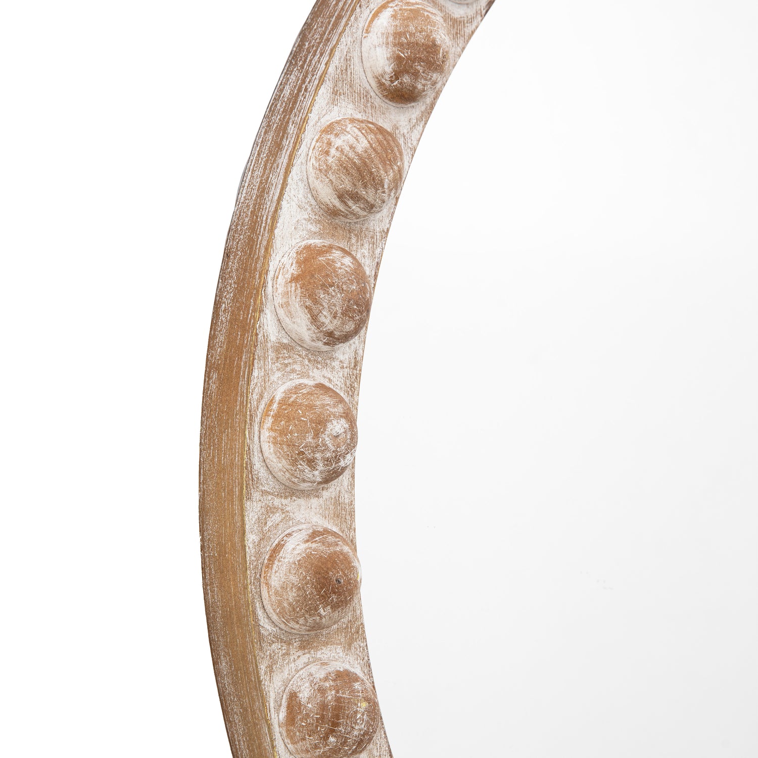 Millbrook 65cm x 65cm Round Small Mirror Natural