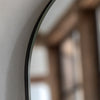 Holworth 45cm x 150cm Arch Mirror Black