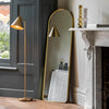 Holworth 45cm x 150cm Arch Mirror Gold