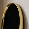 Holworth 45cm x 150cm Arch Mirror Gold
