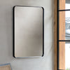 Holworth 60cm x 90cm Rectangle Mirror Black