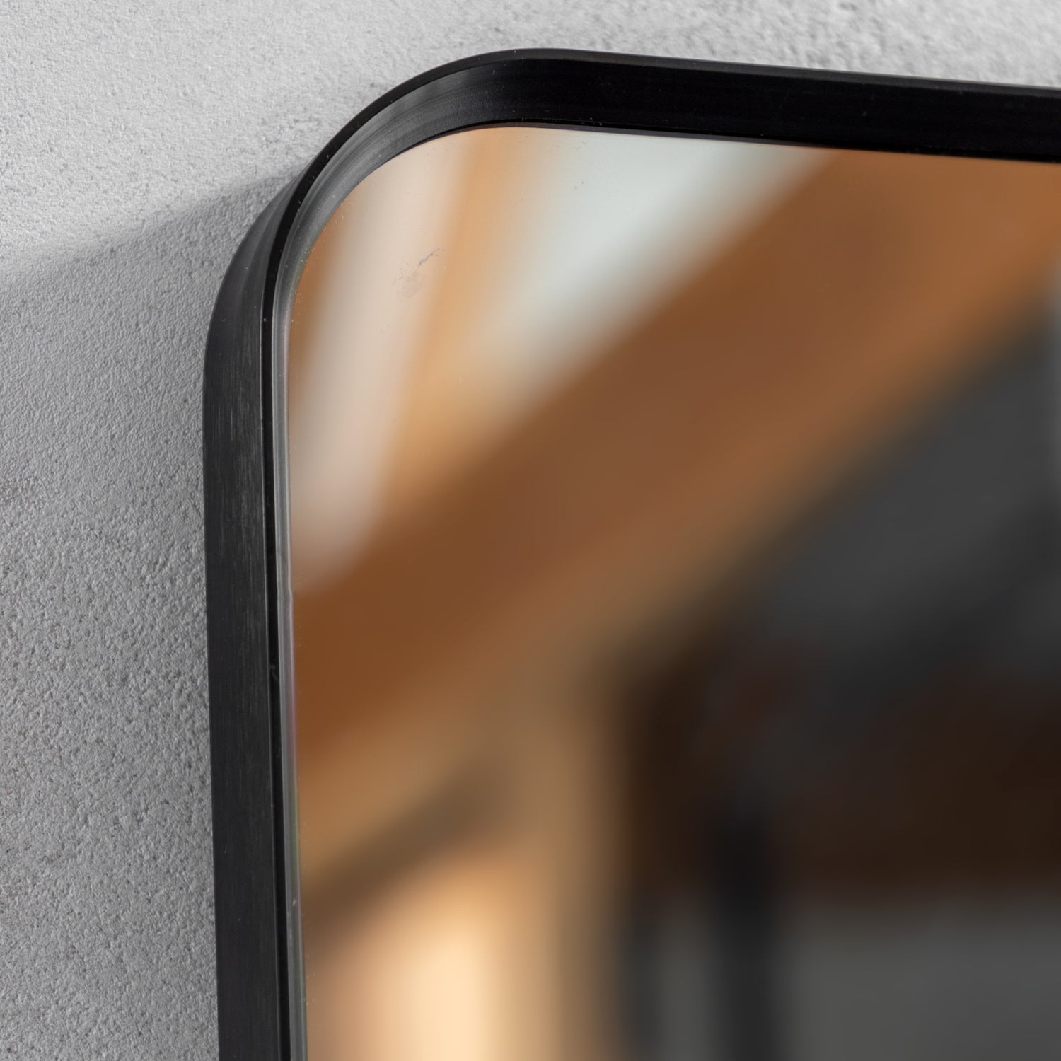 Holworth 60cm x 90cm Rectangle Mirror Black