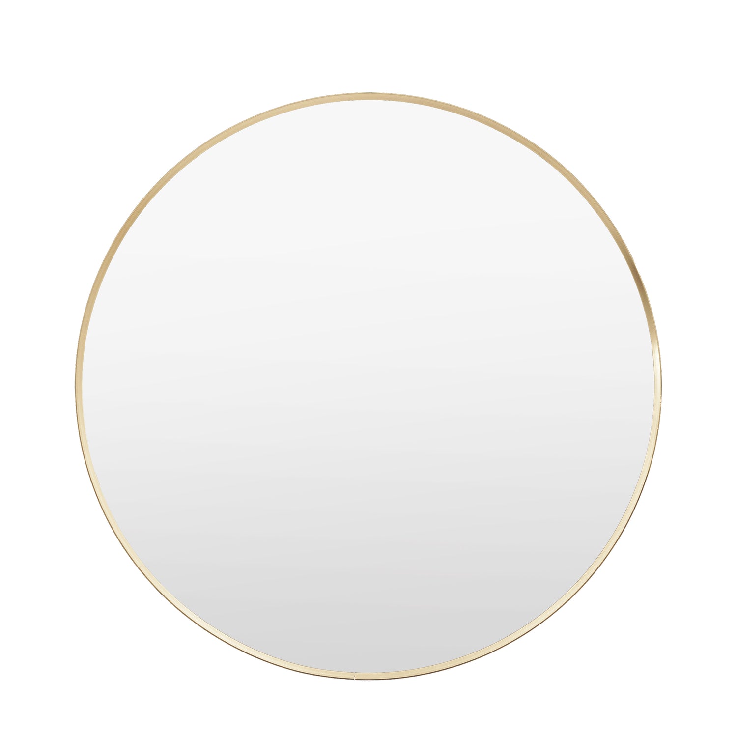 Holworth 80cm x 80cm Large Round Mirror Gold