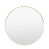 Holworth 80cm x 80cm Large Round Mirror Gold