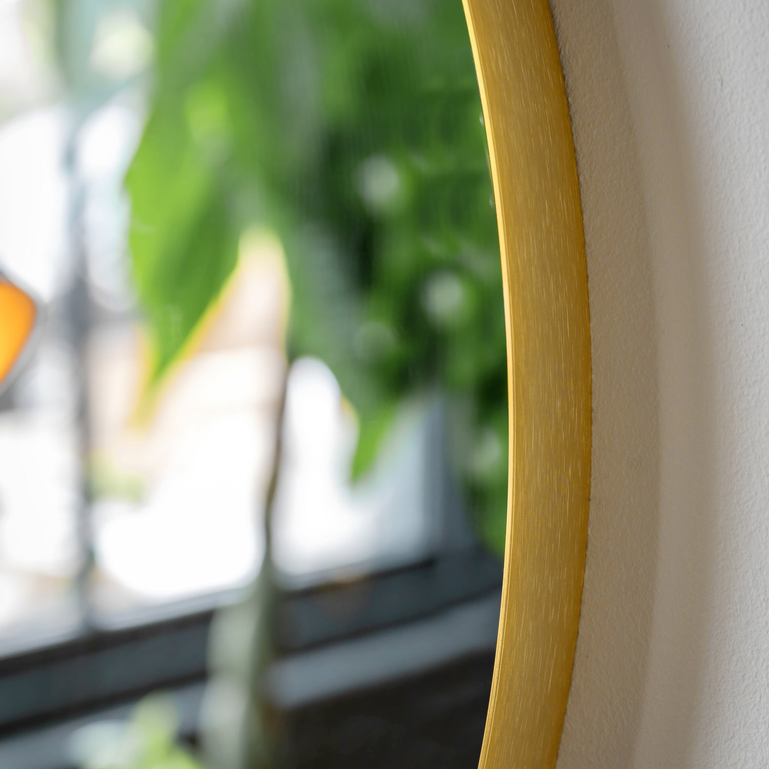 Holworth 80cm x 80cm Large Round Mirror Gold