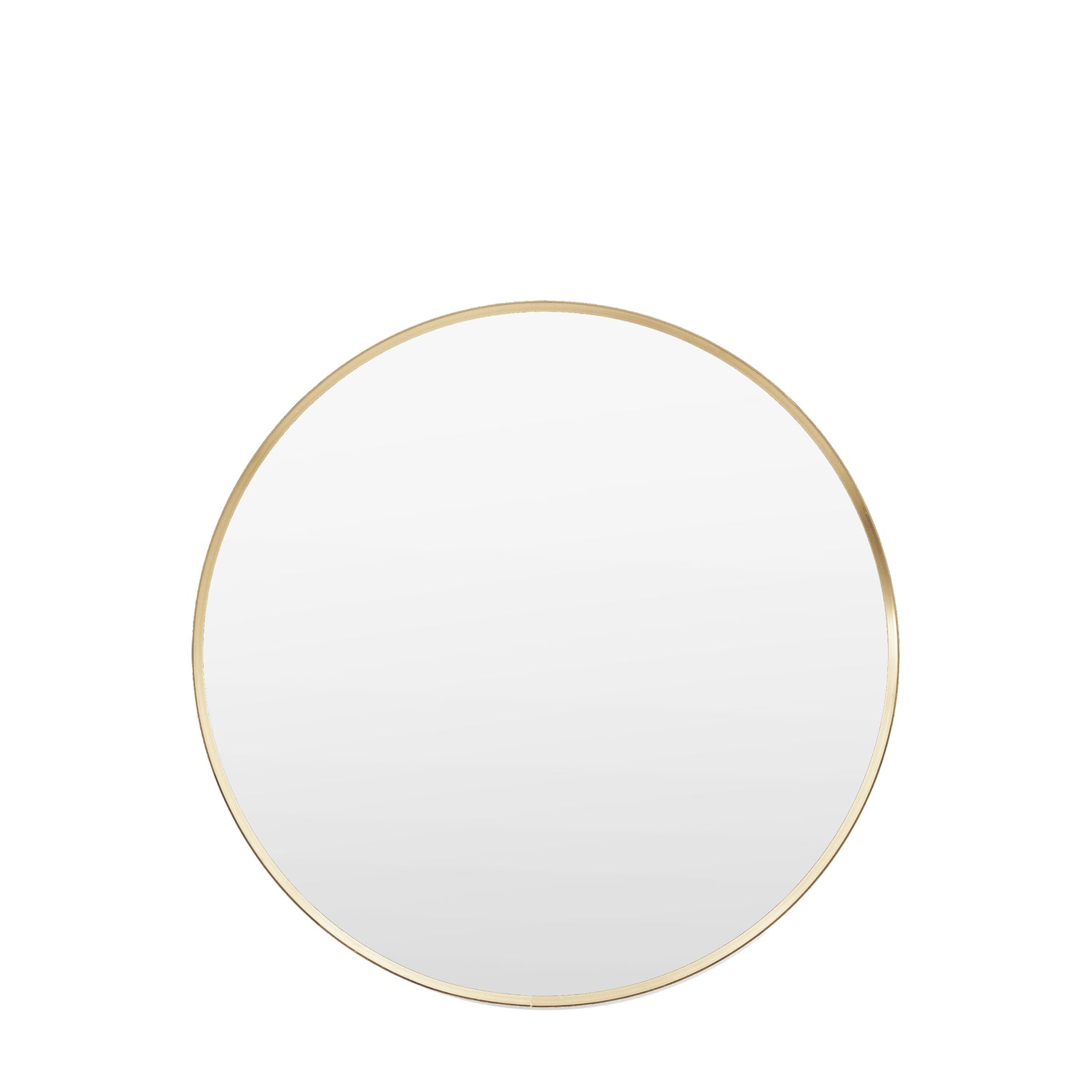 Holworth 60cm x 60cm Round Mirror Gold