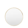 Holworth 60cm x 60cm Round Mirror Gold