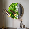 Holworth 60cm x 60cm Round Mirror Gold