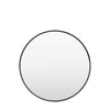 Holworth 60cm x 60cm Round Mirror Black