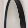 Holworth 60cm x 60cm Round Mirror Black