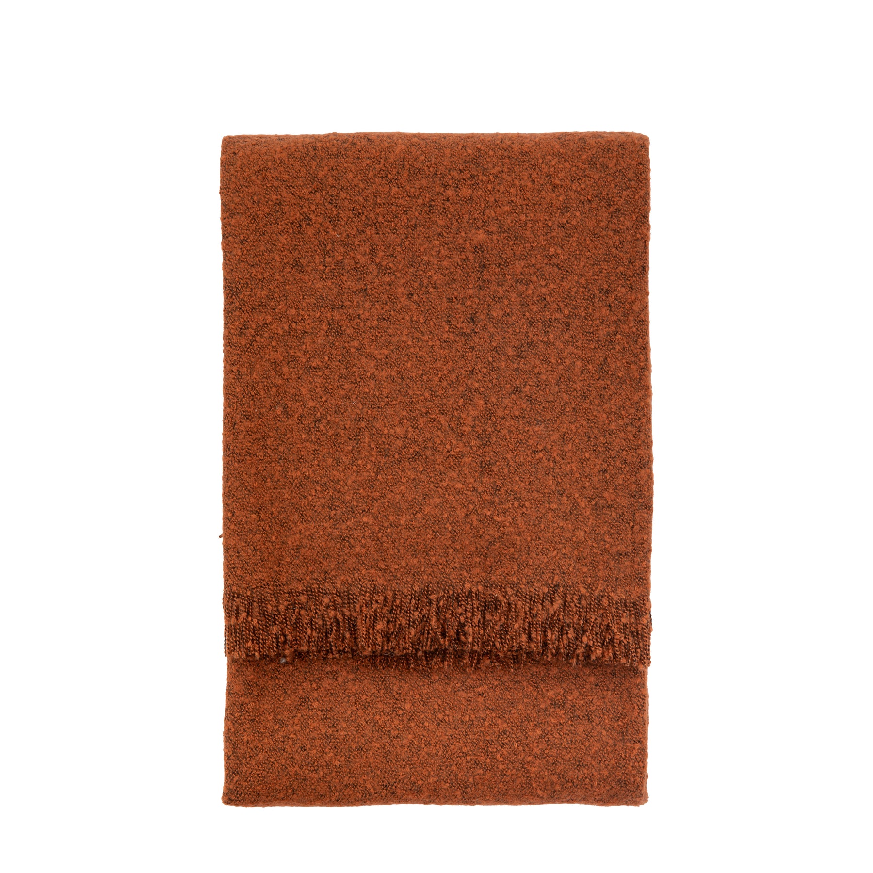 Melange 130cm x 150cm Acrylic Throw Rust