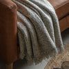 Melange 130cm x 150cm Acrylic Throw Dark Grey