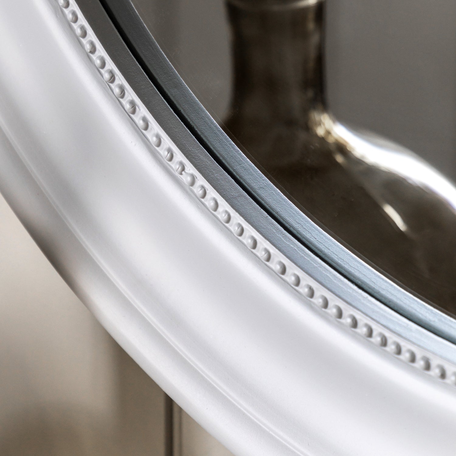 Sherwood 80cm Round Mirror Stone