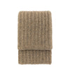 Luxury Melange 130cm x 170cm Knit Throw Oatmeal