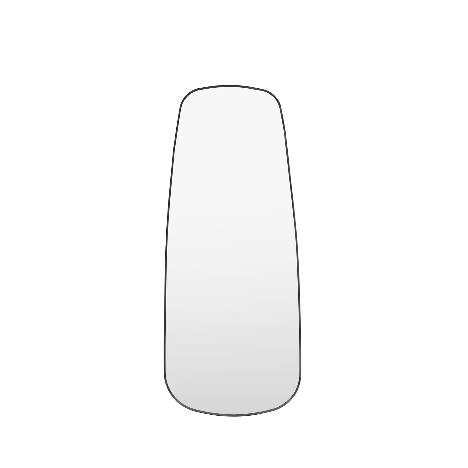 Holworth 70cm x 170cm Shaped Leaner Mirror Black