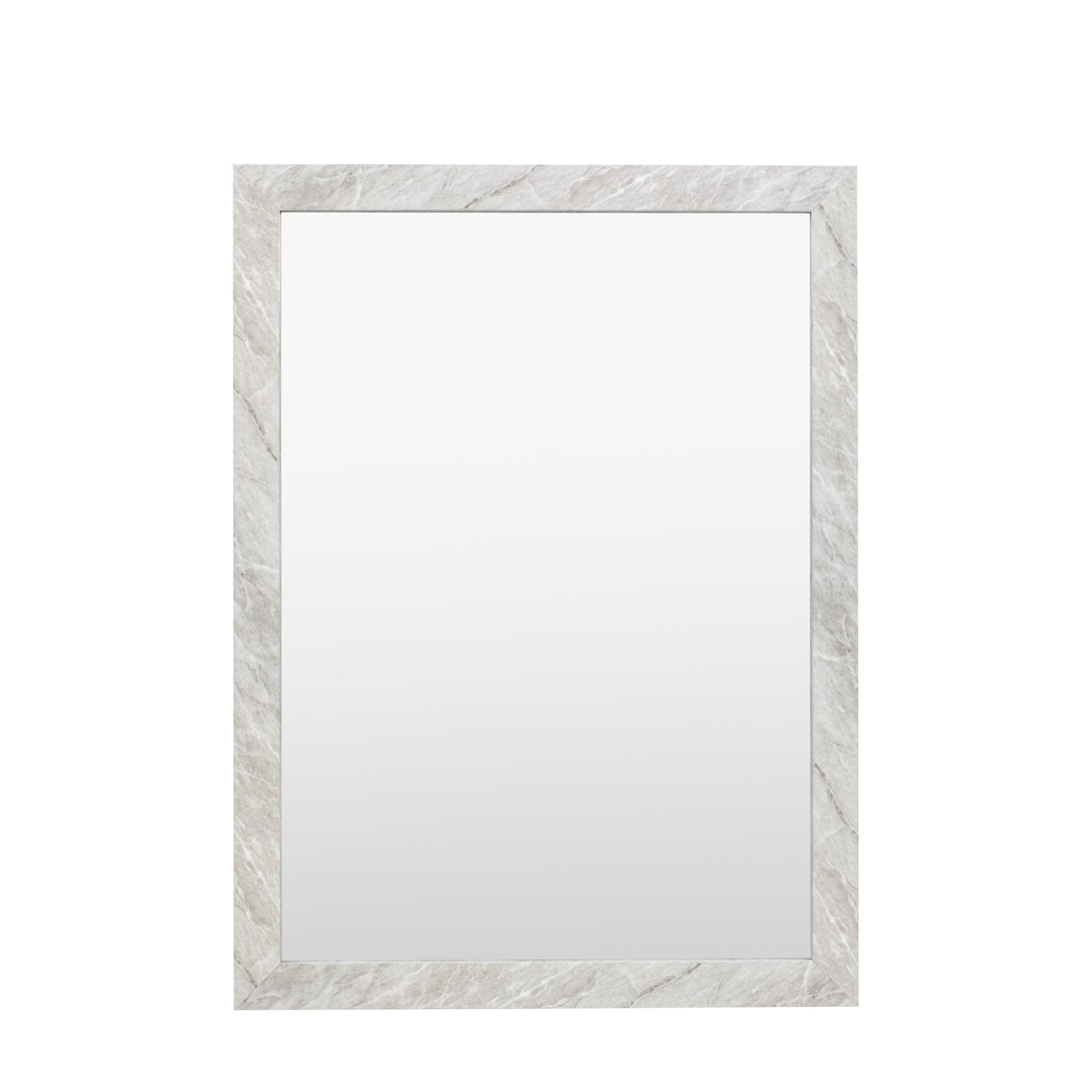 Romano 57cm x 77cm Rectangle Mirror Marbled White