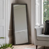 Romano 57cm x 157cm Leaner Mirror Marbled Grey