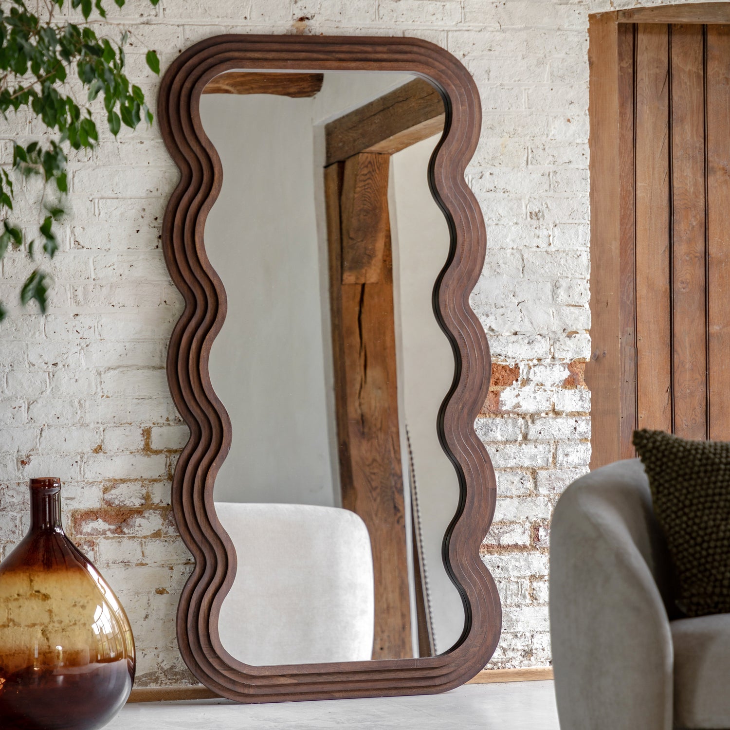 Hasker 90cm x 180cm Mirror Brown