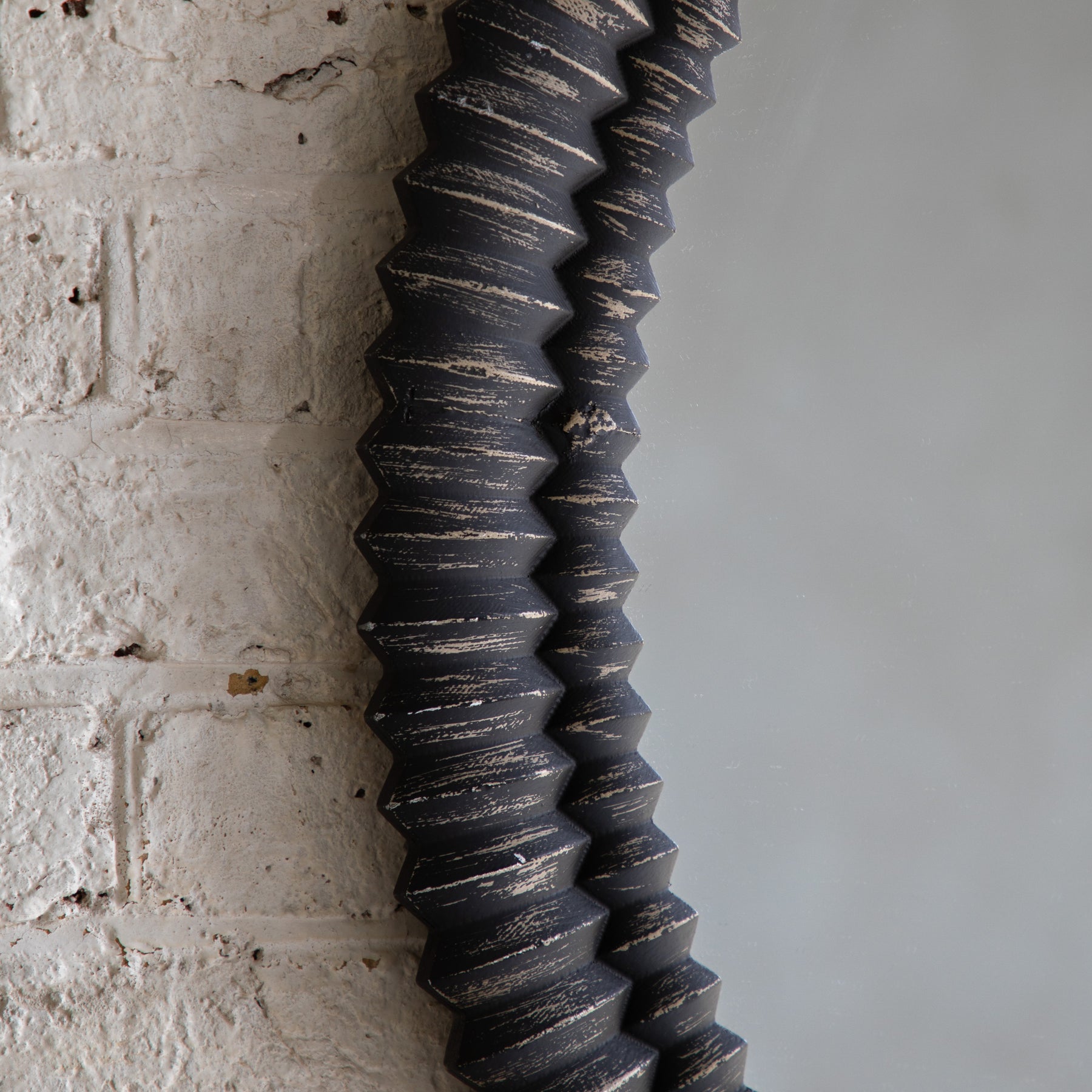 Pimlico 90cm x 90cm Round Mirror Black Wash