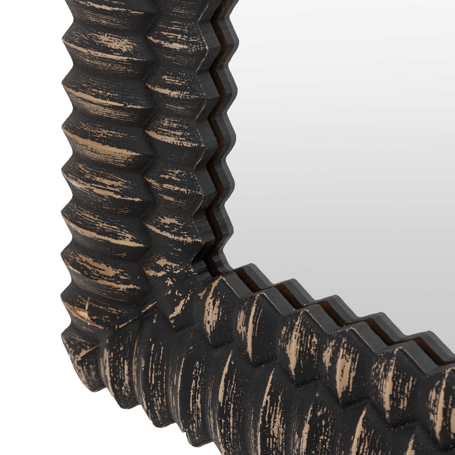 Pimlico 77cm x 170cm Arch Leaner Mirror Black Wash