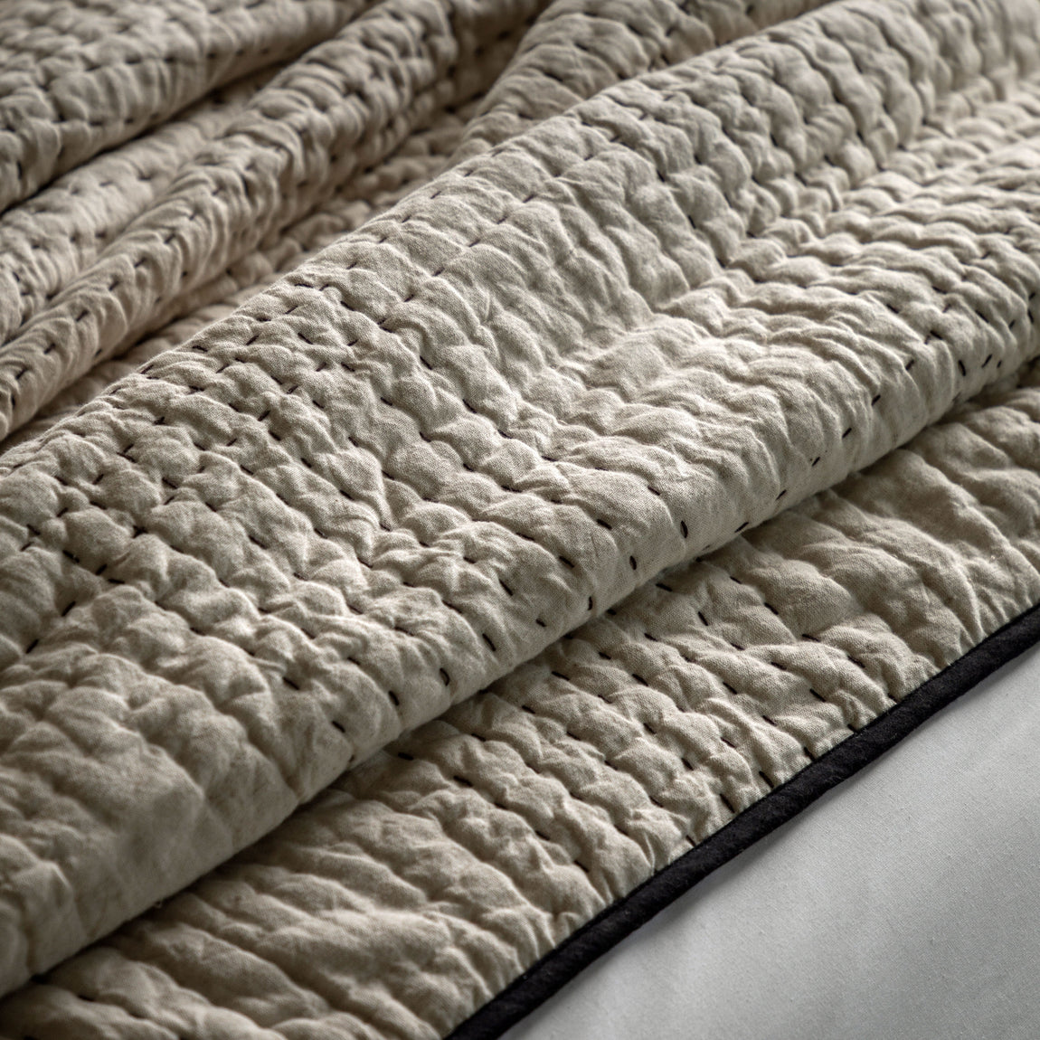 Matrix 240cm x 260cm Bedspread Set Beige