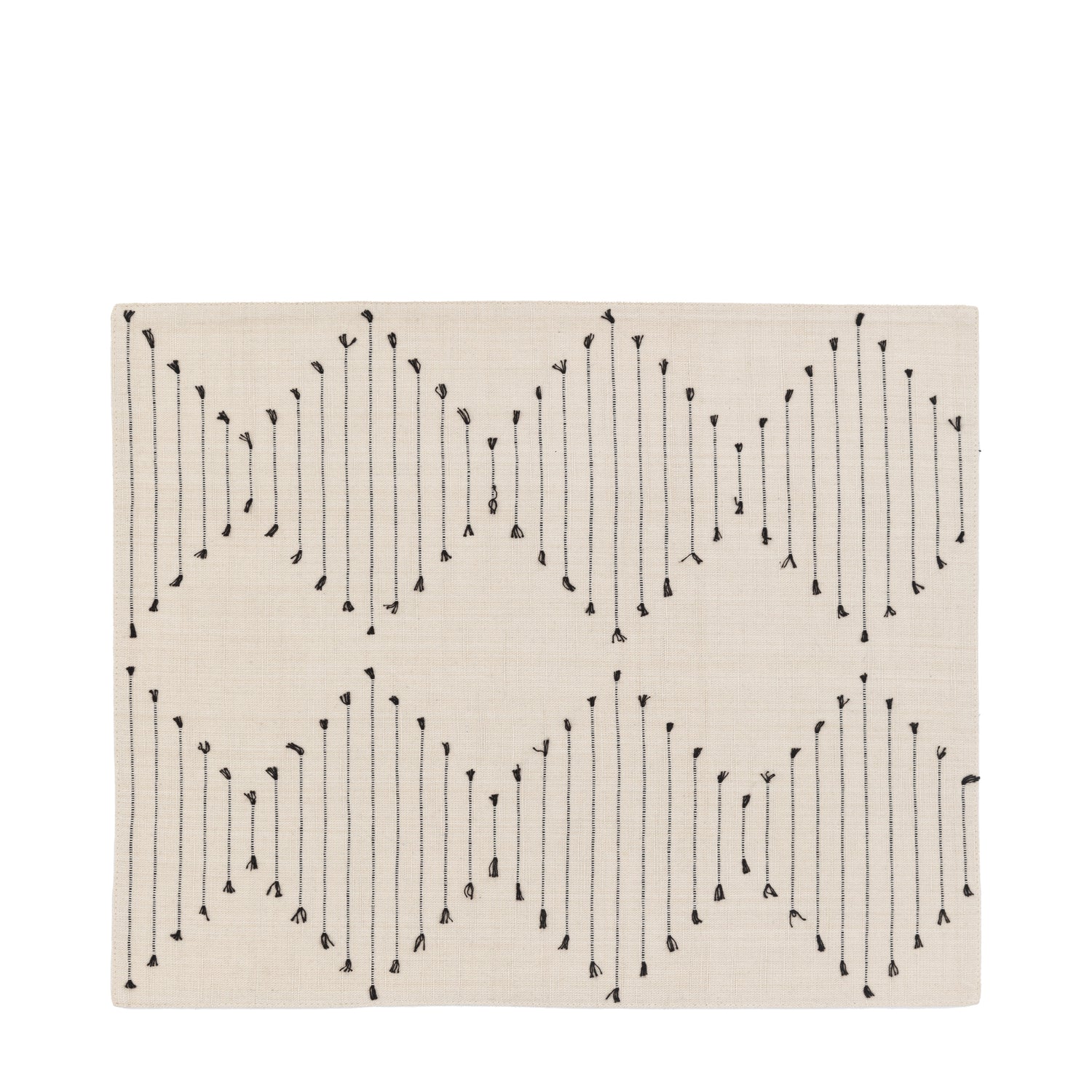 Diamond Weave 4 Pack of Placemat Off-White