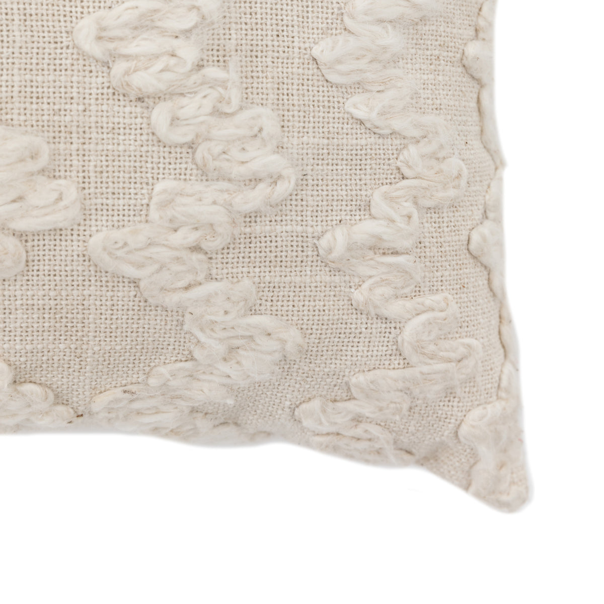 Boho Embellished 20cm x 90cm Draught Excluder Natural